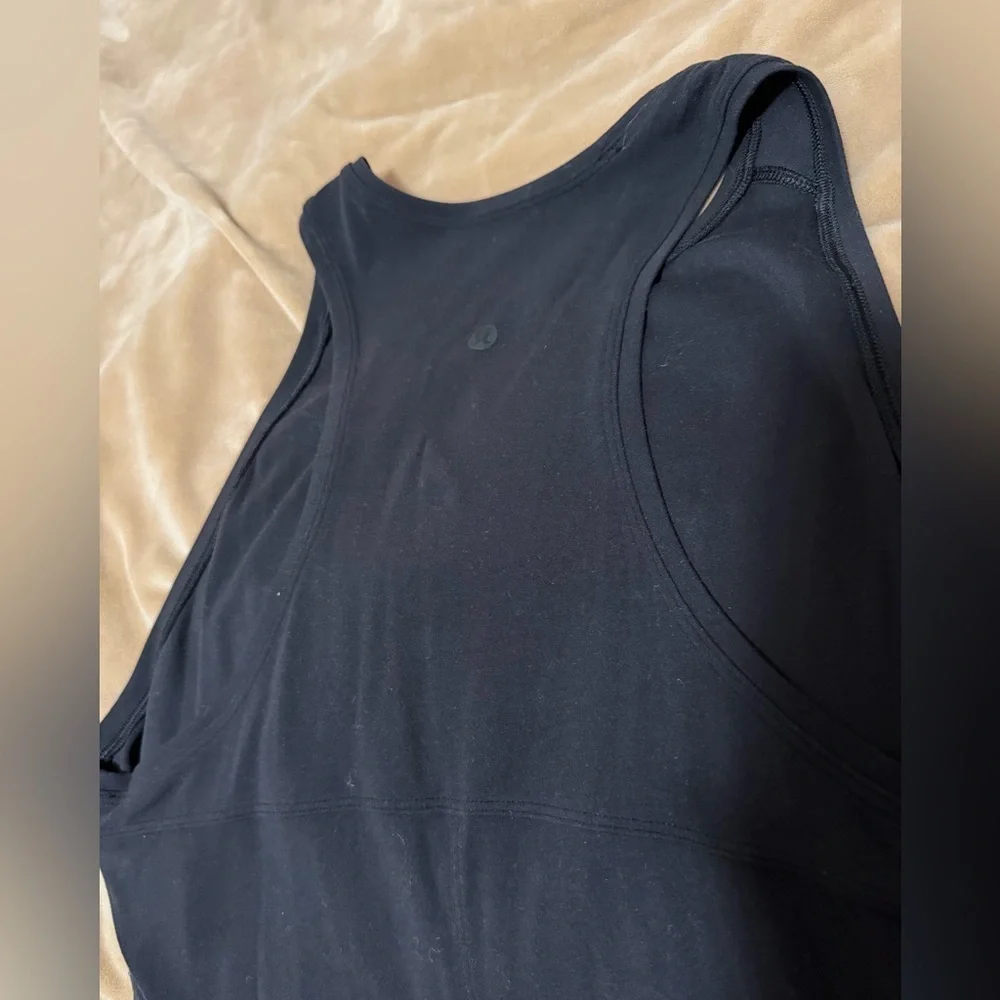 Lululemon Get Going Dress Sleeveless Black Dress Women’s Medium